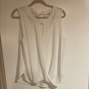 Elegant White Sleeveless Top